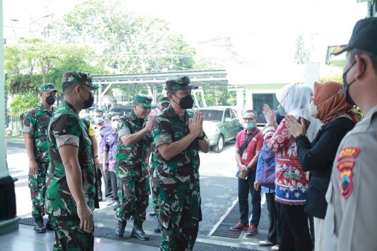 Kapoksahli Danpusterad Mabes TNI Kunjungi Kodim 0723 Klaten Guna Wasev TMMD Reguler 2022 Klaten 