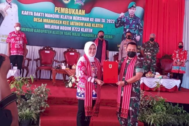 Pembukaan Karya Bhakti Mandiri Klaten Bersinar ke-XIII di Desa Mranggen 