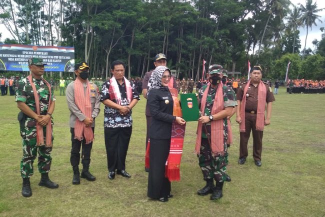 Upacara Pembukaan TMMD Sengkuyung Tahap III Desa Kecemen Kec. Manisrenggo Kab. Klaten Tahun 2022