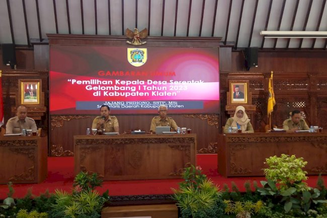 Sosialisasi Pilkades Serentak Gelombang I Tahun 2023 Kabupaten Klaten