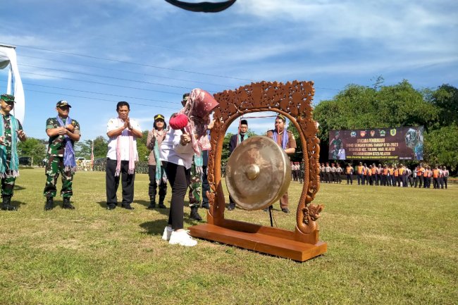 Upacara Pembukaan TMMD Sengkuyung Tahap II Desa Beji Kec. Tulung Kab. Klaten Tahun 2023