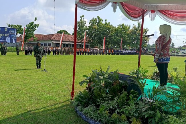 Upacara Pembukaan TMMD Sengkuyung Tahap I TA 2024 Desa Bero, Trucuk, Klaten.