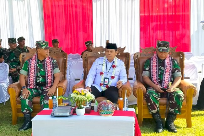 Upacara Pembukaan TNI Manunggal Membangun Desa (TMMD) Sengkuyung Tahap II TA. 2024 Desa Karangdukuh, Kec. Jogonalan, Kab. Klaten