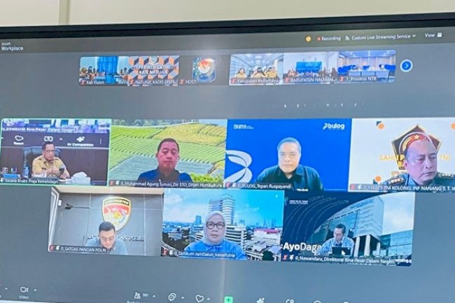 Dinas Pemberdayaan Masyarakat dan Desa Menghadiri Rapat Koordinasi Pengendalian Inflasi Daerah