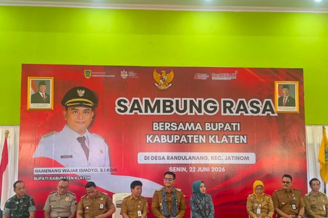 Lewat Sambung Rasa, Bupati Klaten Berikan Bantuan untuk Warga Desa Randulanang