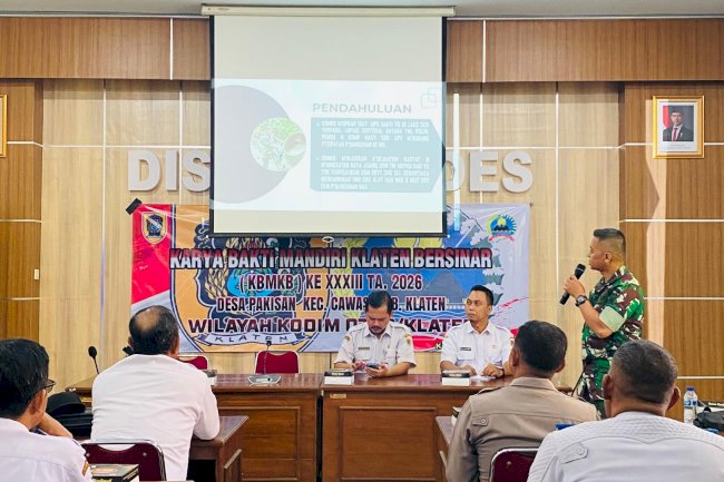 Matangkan Rencana KBMKB XXXIII Tahun 2026, Desa Pakisan Cawas Jadi Lokus Kolaborasi Pemerintah dan TNI