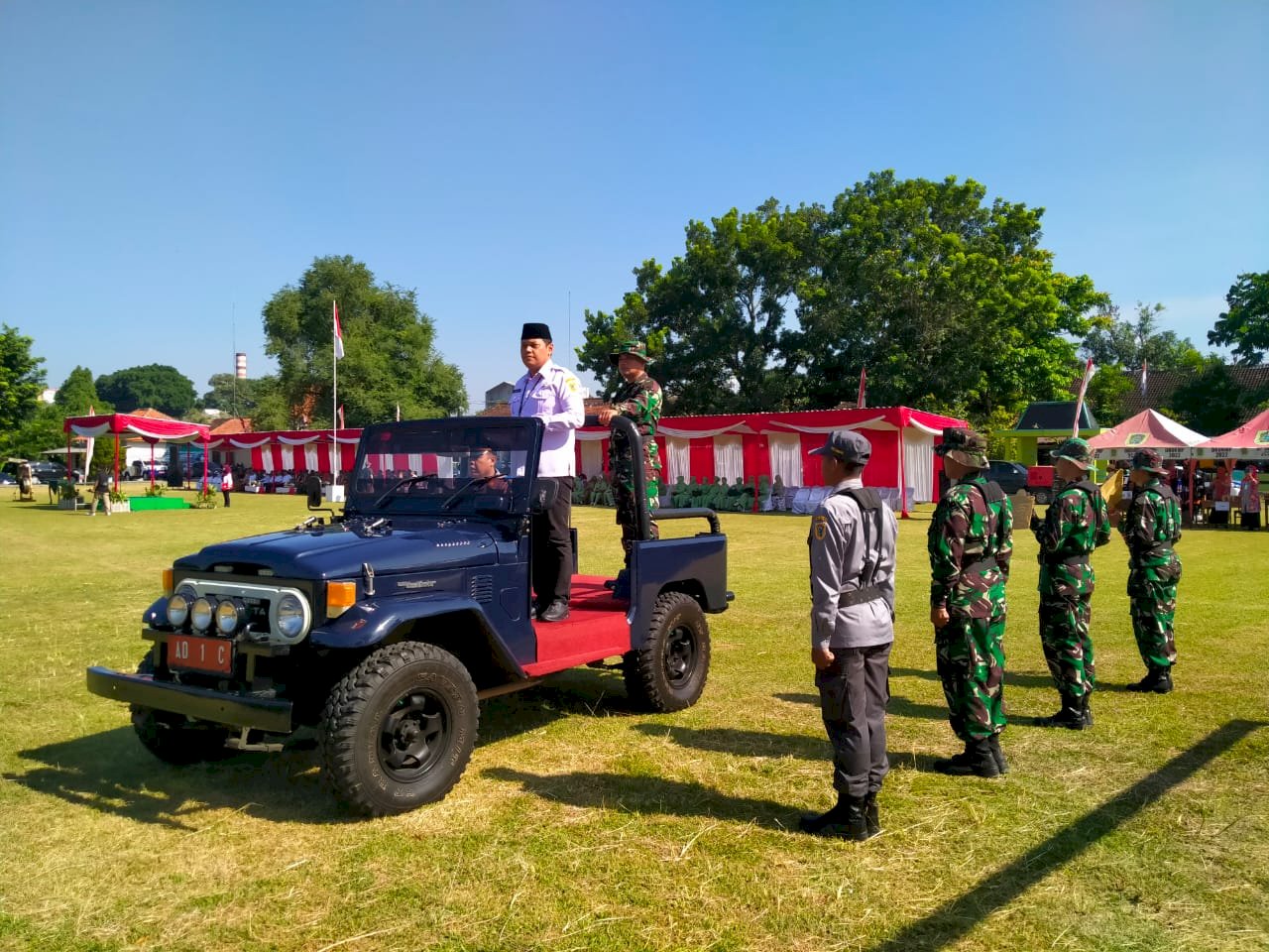 Upacara Pembukaan TNI Manunggal Membangun Desa (TMMD) Sengkuyung Tahap II TA. 2024 Desa Karangdukuh, Kec. Jogonalan, Kab. Klaten