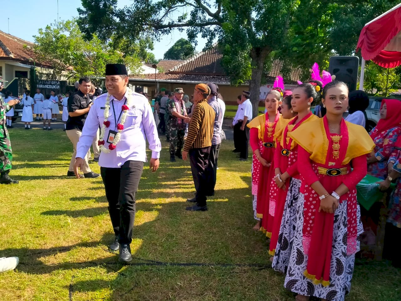 Upacara Pembukaan TNI Manunggal Membangun Desa (TMMD) Sengkuyung Tahap II TA. 2024 Desa Karangdukuh, Kec. Jogonalan, Kab. Klaten