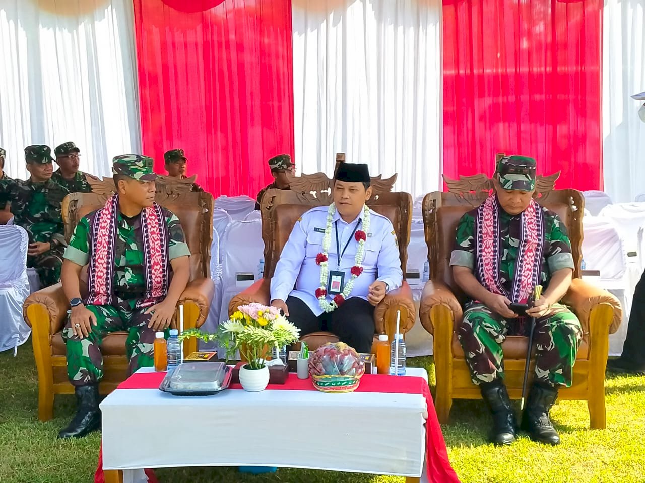 Upacara Pembukaan TNI Manunggal Membangun Desa (TMMD) Sengkuyung Tahap II TA. 2024 Desa Karangdukuh, Kec. Jogonalan, Kab. Klaten