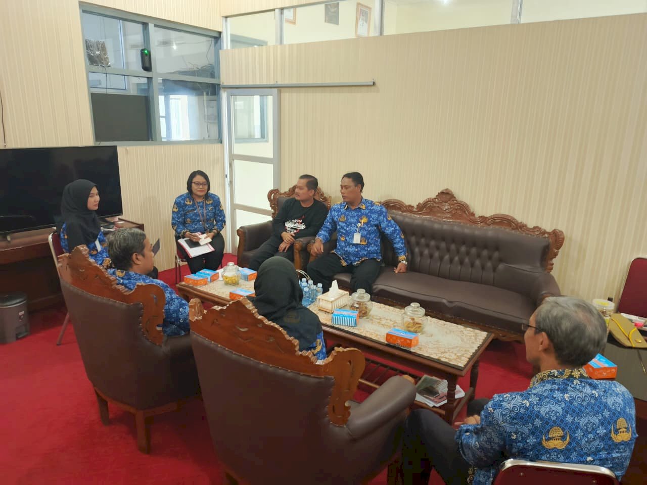 Inspektorat Kabupaten Klaten Lakukan Review RKA-KUAPPAS, RKPD Perubahan 2025 dan Rencana 2026 di Dispermasdes