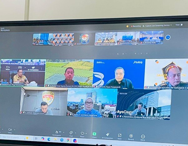 Dinas Pemberdayaan Masyarakat dan Desa Menghadiri Rapat Koordinasi Pengendalian Inflasi Daerah