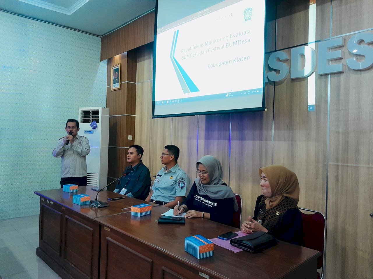 Rapat Teknis Monitoring dan Evaluasi BUMDesa serta Persiapan Festival BUMDesa Kabupaten Klaten